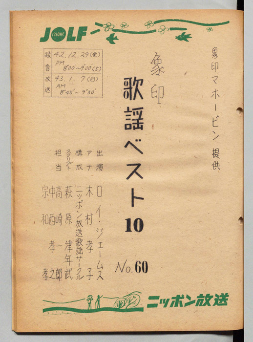 象印歌謡ベスト10