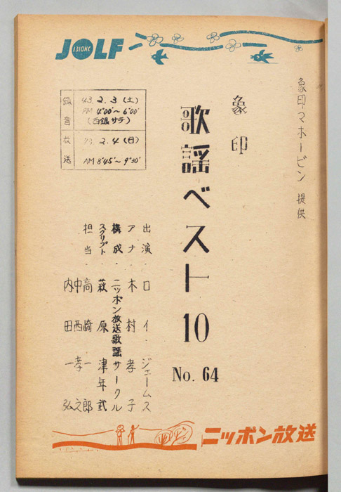 象印歌謡ベスト10