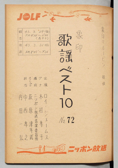 象印歌謡ベスト10