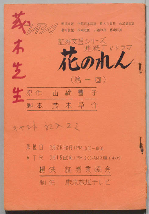 花のれん（第二改訂稿）
