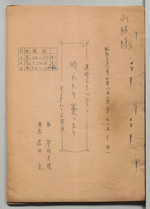 晴れたり曇ったり