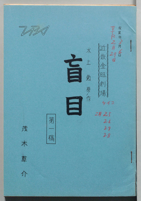 盲目（第一稿）