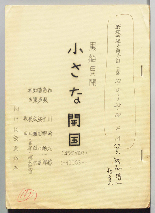 黒船異聞　小さな開国