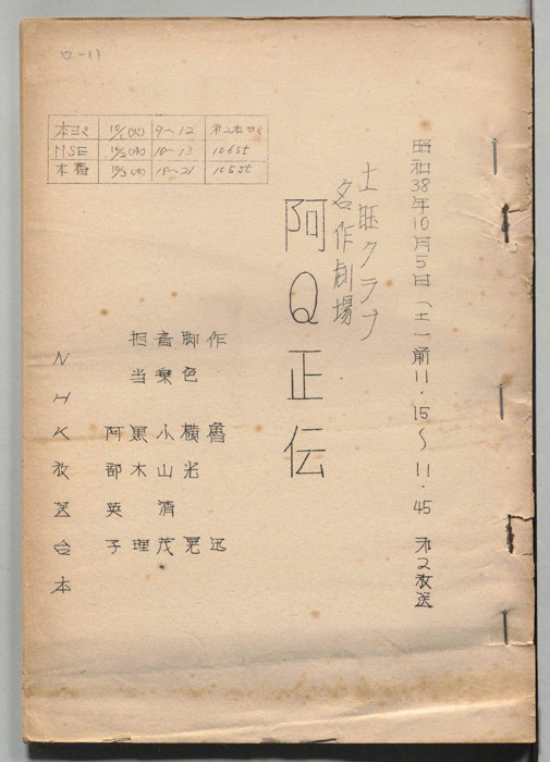 阿Q正伝