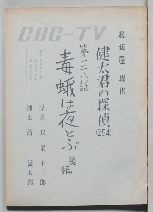 健太君の探偵