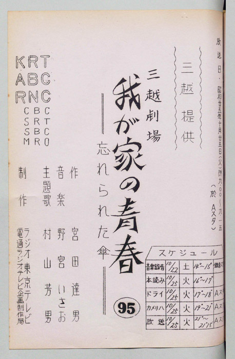 我が家の青春