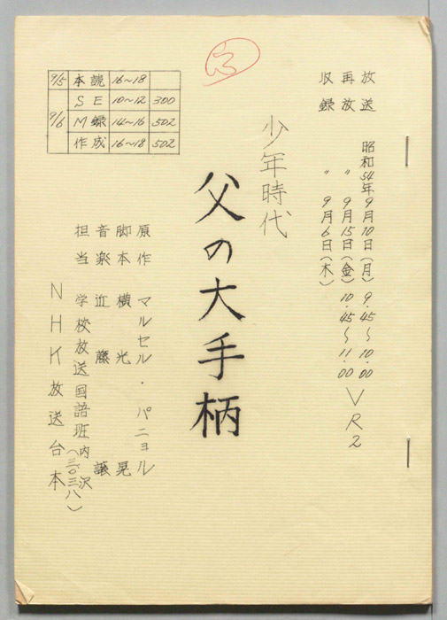 少年時代　父の大手柄