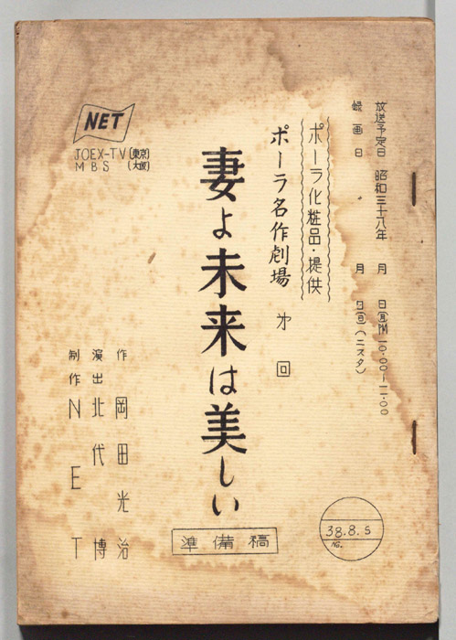 妻よ未来は美しい（準備稿）