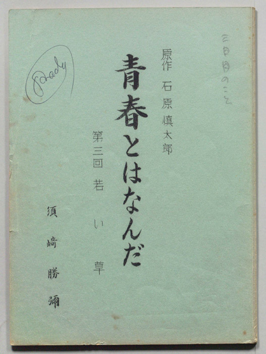 青春とはなんだ