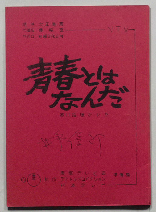 青春とはなんだ（準備稿）