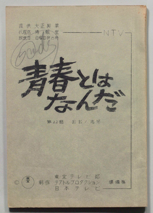青春とはなんだ（準備稿）