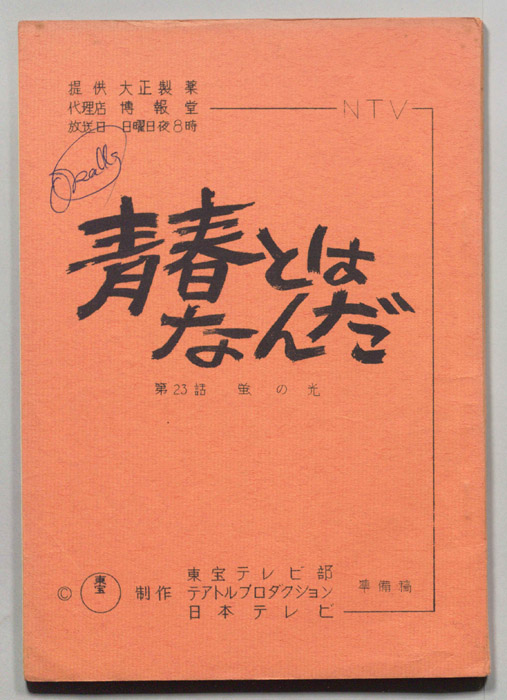 青春とはなんだ（準備稿）