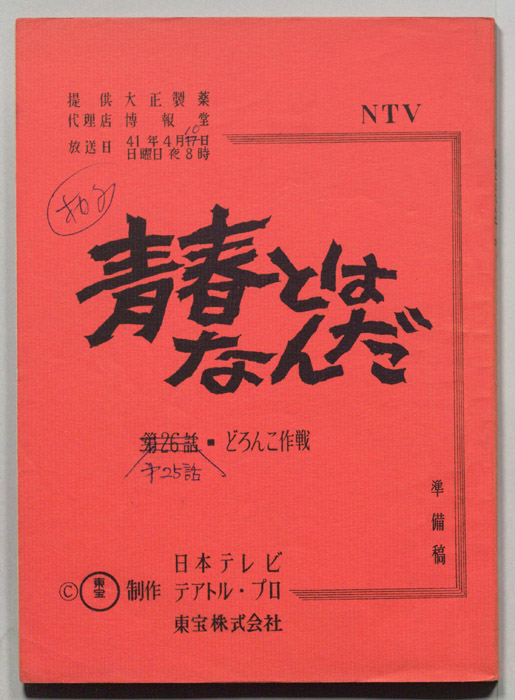 青春とはなんだ（準備稿）