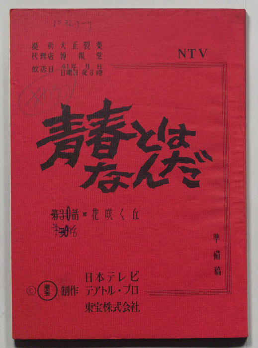 青春とはなんだ（準備稿）