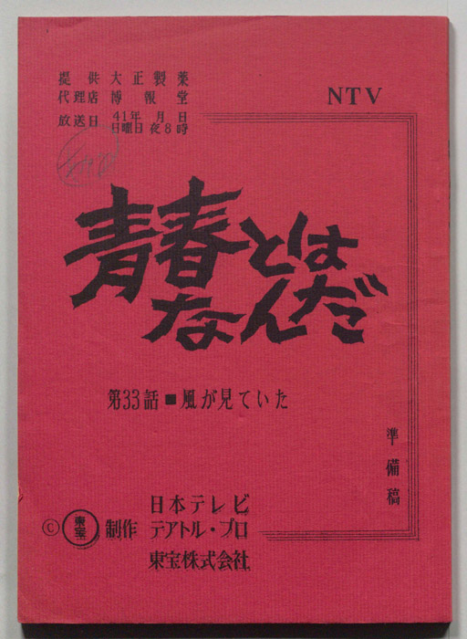 青春とはなんだ（準備稿）