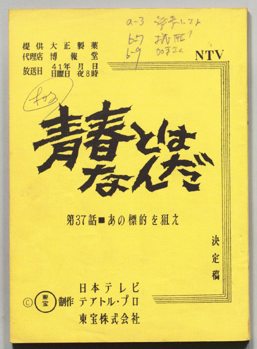 青春とはなんだ（決定稿）