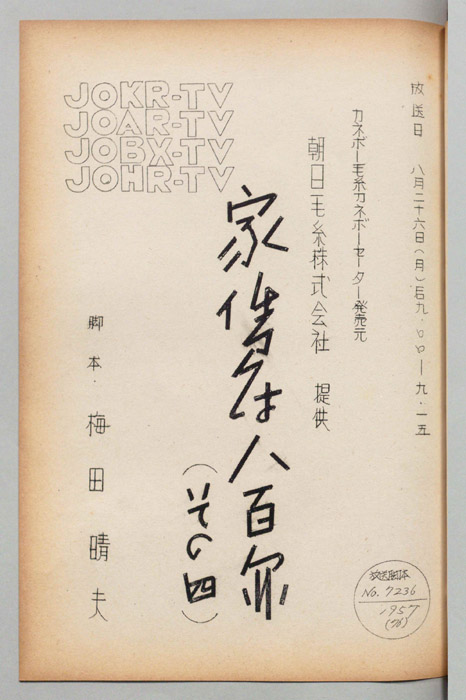 家賃は八百円