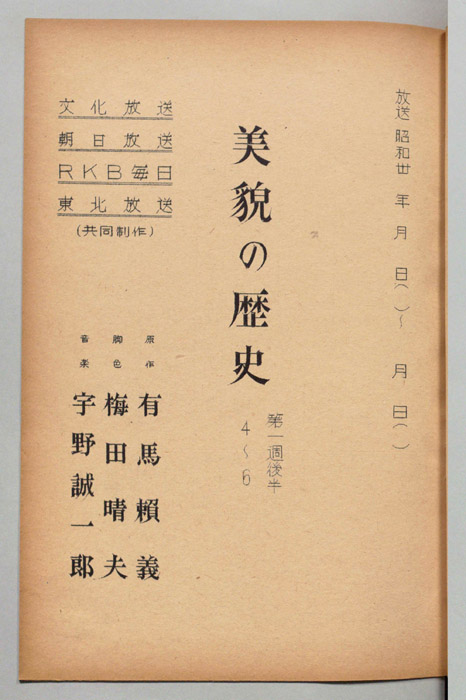 美貌の歴史