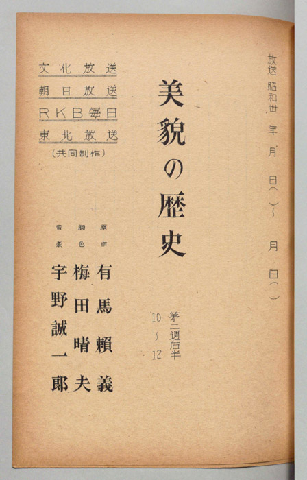 美貌の歴史