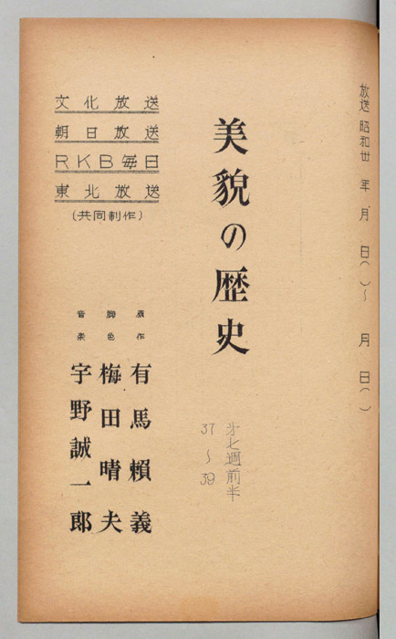美貌の歴史
