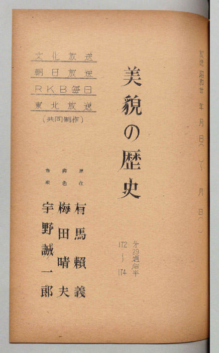 美貌の歴史