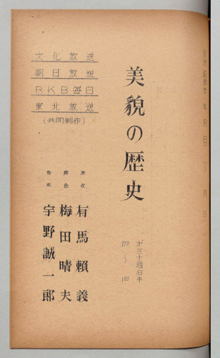 美貌の歴史