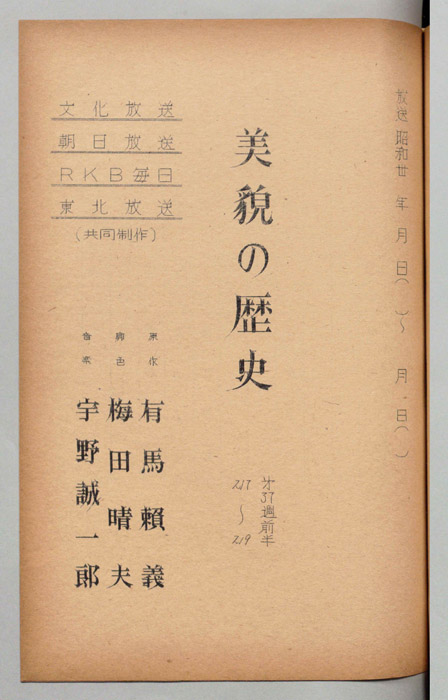 美貌の歴史