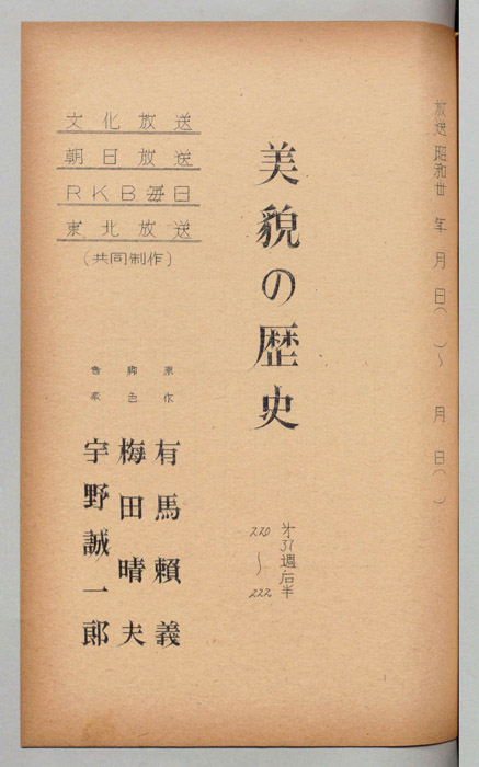 美貌の歴史